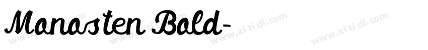 Monosten Bold字体转换